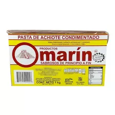 Pasta Para Achiote Artesanal Marca Marín 1kg Yucateco