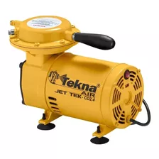 Compressor De Ar Mini Elétrico Portátil Tekna Cd2453b 0.5hp 127v/220v 60hz Amarelo