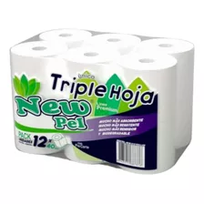 Papel Higiénico New Pel Triple Hoja 40m X12 Rollos