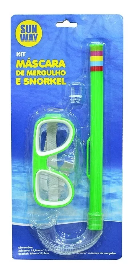 Kit Mergulho Infantil Carros Disney Mascara E Snorkel 
