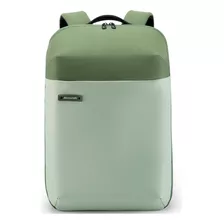 Mochila Bolsa Adamantiun Breeze Verde Notebook 15 Polegadas Tablet Feminina Masculina Impermeável Escolar Viagem Micro Fibra