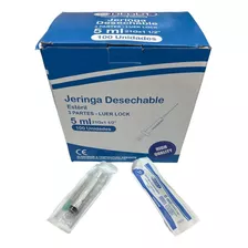 Jeringa De 5 Ml Por 100 Unidades