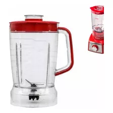 Copo Liquidificador Mondial Turbo Inox L1000 L1000w Vermelho