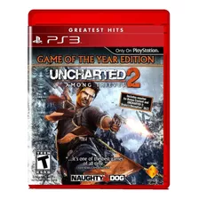 Uncharted 2 Among Thieve Goty Edition Ps3 Físico Seminovo