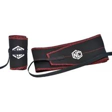 Munhequeira Tecido Wrist Crossf Extreme - Preta C/ Vermelho