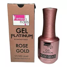 Gel Platinum Fantasy Nails 15 Ml Color Rose Gold