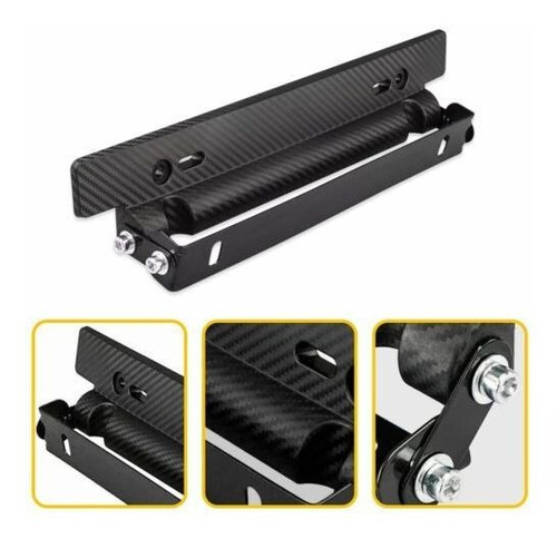 Universal Front Rear Bumper License Plate Holder Mounting Mb Foto 7