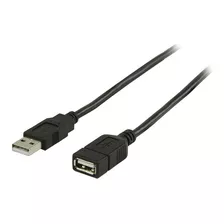 Cable Extensión Usb 2.0 Hembra Macho 3mt Ulink Negro