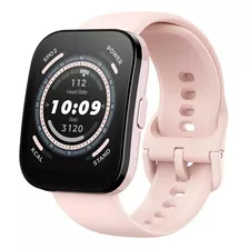 Smartwatch Amazfit Bip 5 1.91'' - Cover Company Caja Rosa Malla Rosa Bisel Rosa Diseño De La Malla Mesh