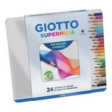 Colores Giotto Supermina Lata X 24 Unidades 3.8 Mm