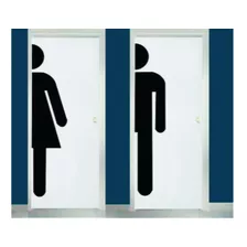 Adesivo Decoração Banheiro Feminino E Masculino 