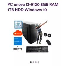 Pc Compu Armada Enova Intel Core I3 Ram8gb Hdd 1 Tb Tera W10