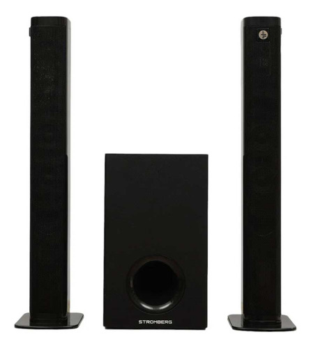 Barra De Sonido Con Subwoofer Stromberg Merge Bluetooh 85w Color Negro