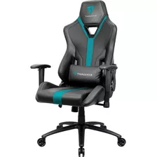 Cadeira Gamer Thunderx3 Yc3 Preta E Azul Cyan - Yc3ptcy Cor Black/cyan