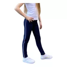 Calça Legging Infantil Juvenil Térmica Leg Escolar Com Friso