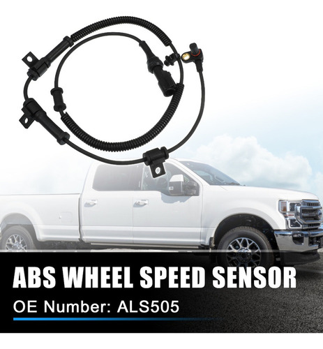 Sensor Abs Delantero Para Ford F-350 F-250 Super Duty 05-10 Foto 2