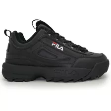 Tenis Fila Disruptor Ii Premium 5fm00621-021 Blk/wht/blk 