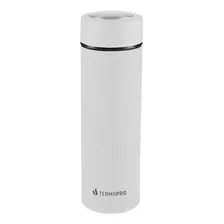 Squeeze Térmico Inox 500 Ml Trabalho Lazer Viagem - Termopro Cor Branco