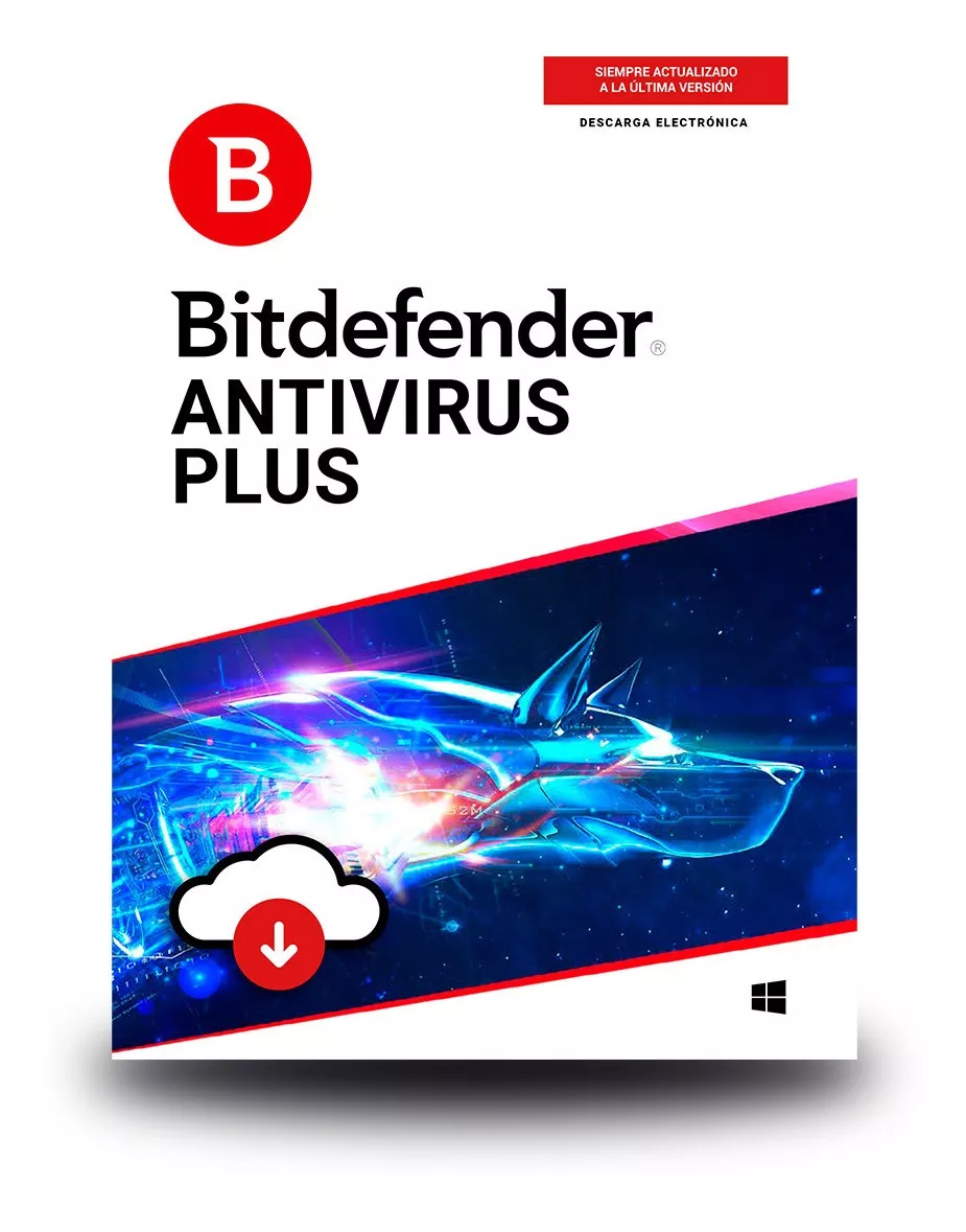 Antivirus Bitdefender Plus 1pc - 1 Año.
