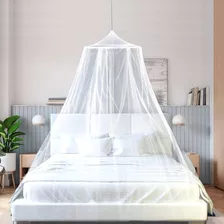 Mosquiteiro Branco Renda Filó Promoção P/ Cama Casal E Solt