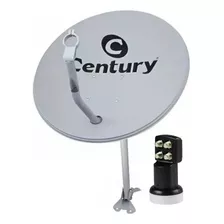 Kit Antena Century Digital Parabólica 60cm Ku + Lnbf Quad