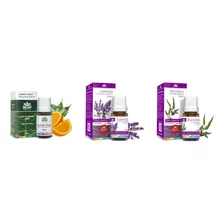 Kit Óleo Essencial Lavanda + Laranja + Eucalípto Wnf - 10ml 