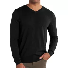 Sweater Cuello V Hombre Tejido Ultra Suave Básico Closet