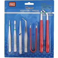 Pinças Kit Com 7 Pinças Artesanato