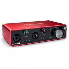 Interfaz Audio Focusrite Ams-scarlett-4i4-3g Scarlett Solo I