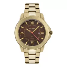 Relógio Masculino Technos Grandtech Dourado E Semijoia