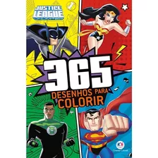 Livro Liga Da Justiça 365 Desenhos Para Colorir