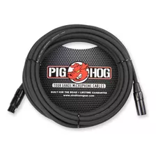 Pig Hog 8 mm Cable Del Micrófono, 20 ft Xlr Tour Grade .