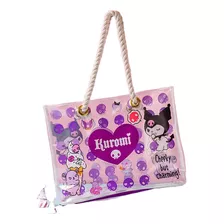 Bolso De Mano Sanrio Kuromi De Pvc Kawaii Cinnamoroll, Bonit