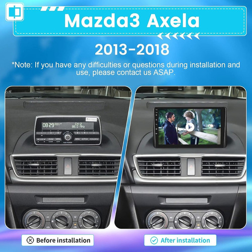 Radio Mazda3 Axela 2013-2018, Estreo De Coche Android 10 Foto 7
