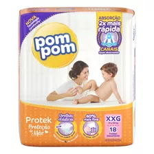 Fraldas Pom Pom Protek Proteção De Mãe Xxg