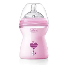 Mamadeira Step Up Chicco 250ml Fluxo Medio Rosa 0m+