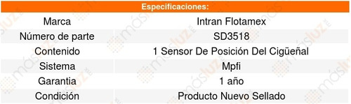 Sensor Cigueal Ckp Pontiac G3 Wave 1.6l L4 08 A 10 Intran Foto 3