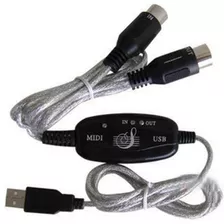 Cable Midi Adaptador De Usb Conecta Organo A Tu Pc