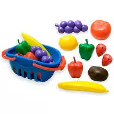 Canasto Frutas Y Verduras Juego Cocina Comida Miniplay