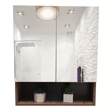 Gabinete De Baño Con Espejo 60x50 Cm Aster