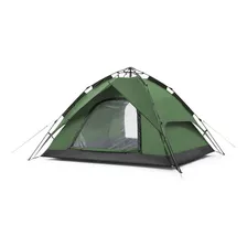 Carpa Camping 2-3 Personas Doble Puerta Impermeable Viaje