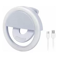 Aro De Luz Mini Para Teléfono, Recargable, Para Selfie, Usb