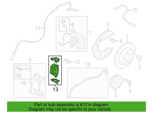 Balatas Traseras Mini Cooper N12 N14 N16 N18 2007-2014 Oem Foto 5