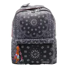 Mochila Espalda 40cm Flores 16 Ck372 Secundaria Facultad