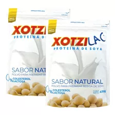 Leche De Soya Xotzilac Natural 470 Gr ¡2 Piezas! 