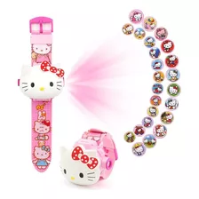 Reloj Infantil Hello Kitty Kuromi Con Poyector Imágenes