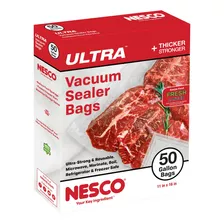 Nesco Bolsas Selladoras Al Vacio De Alta Resistencia, 50 Gal