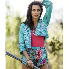 Saco Chaqueta Bordada Importada Boho Fiesta Tipo Rapsodia