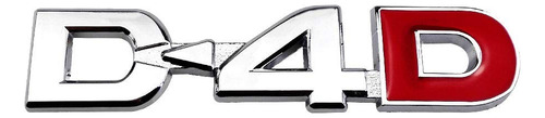 Emblema Logo D-4d Para Toyota Hilux D4d 9.9x2.3cm Foto 2