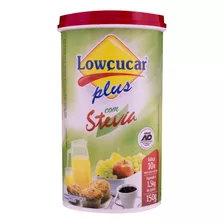 Adoçante Em Pó Stevia Lowçucar Plus Pote 150g